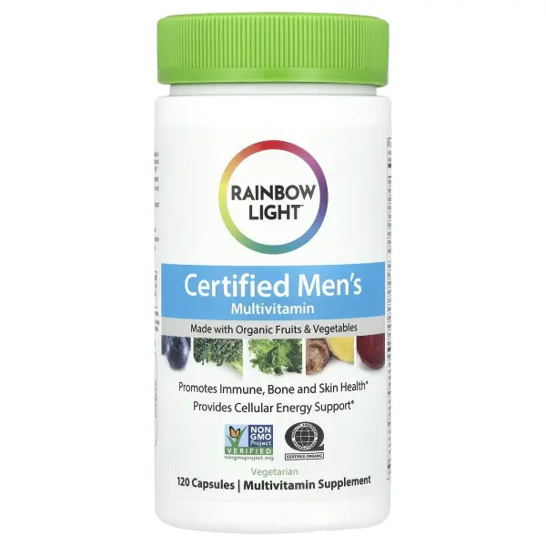 Rainbow Light Сертифицированные мультивитамины для мужчин 120 капсул