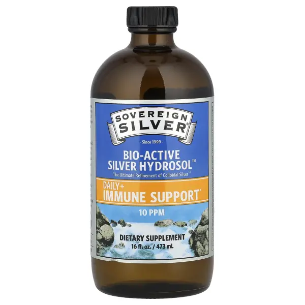 Sovereign Silver, Bio-Active Silver Hydrosol, 10 мкг/мл, 473 мл (16 жидк. унций)
