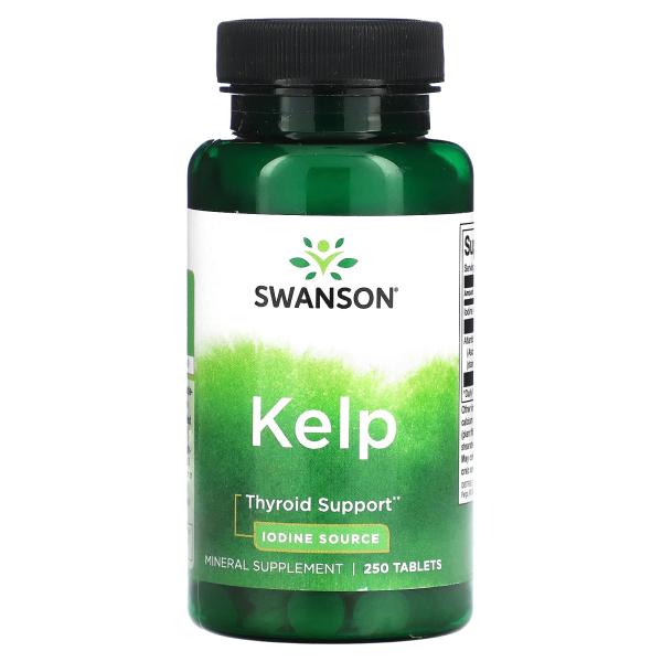 Swanson Kelp Ламинария 250 таблеток – оригинальная продукция AthleticFuel
