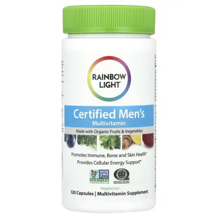 Rainbow Light Сертифицированные мультивитамины для мужчин 120 капсул