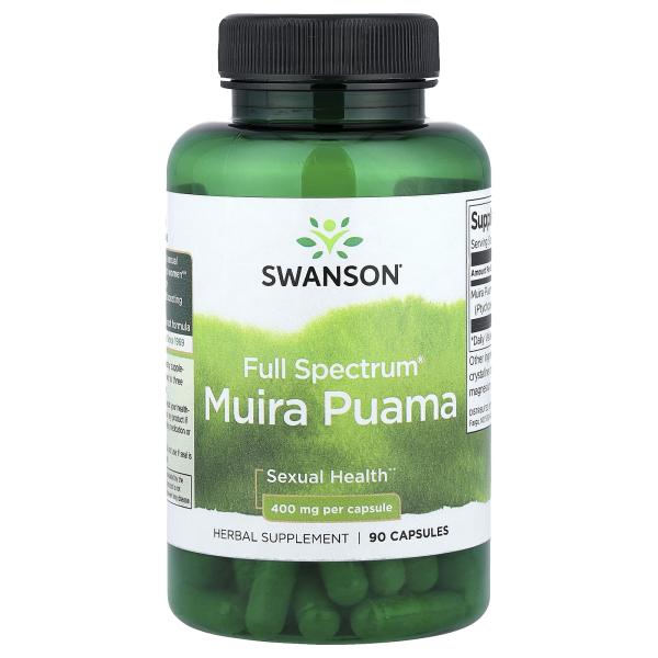 Swanson, муира пуама Full Spectrum®, 400 мг, 90 капсул