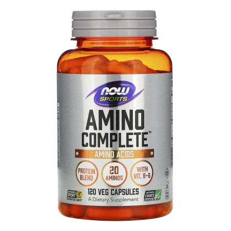 NOW Foods Amino Complete аминокислотный комплекс 120 вегетарианских капсул
