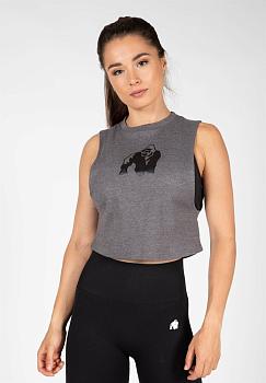 Gorilla Wear Женская Майка Addison Drop Armhole Tank Top - Gray