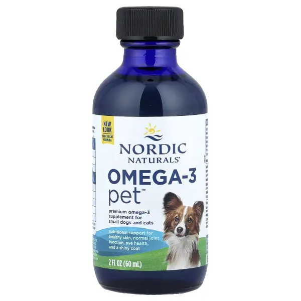Nordic Naturals, Omega-3 Pet™, для маленьких собак и кошек, 60 мл (2 жидк. унции)