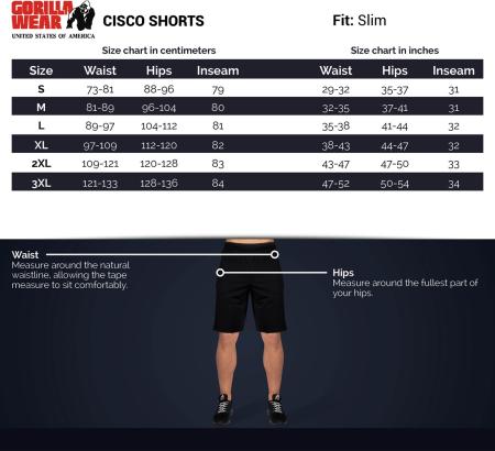 Gorilla Wear Шорты Cisco Shorts Gray/Black
