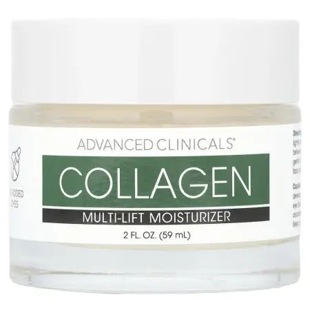 Advanced Clinicals, Collagen, увлажняющее средство Multi-Lift, 59 мл (2 жидк. унц.)