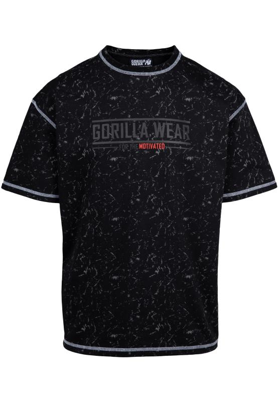 Gorilla Wear Футболка Saginaw Oversized T-Shirt Washed Black