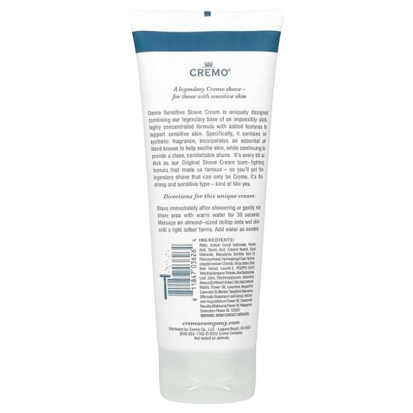 Cremo, крем для бритья, для чувствительной кожи, 177 мл (6 жидк. унций)
