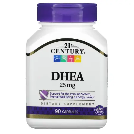 21st Century, DHEA, 25 мг, 90 капсул – оригинальная продукция AthleticFuel