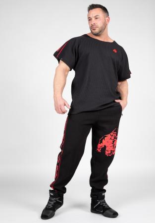 Gorilla Wear Штаны Buffalo Old School Workout Pants Black/Red