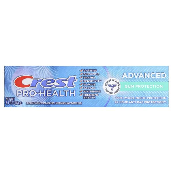 Crest, Pro Health, улучшенная зубная паста с фторидом, защита десен, 144 г (5,1 унции)