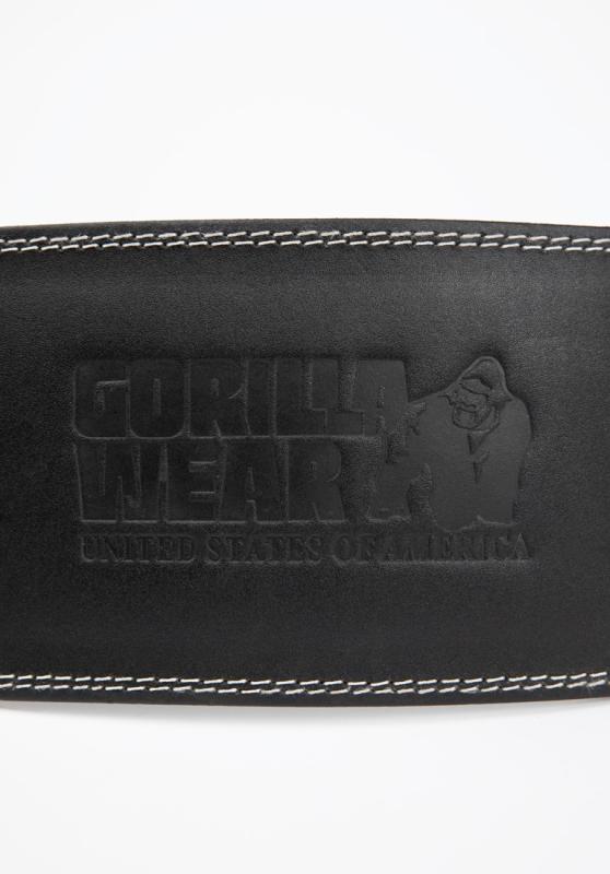 Gorilla Wear Пояс 6 Inch Padded Leather Lifting Belt  Black/Black