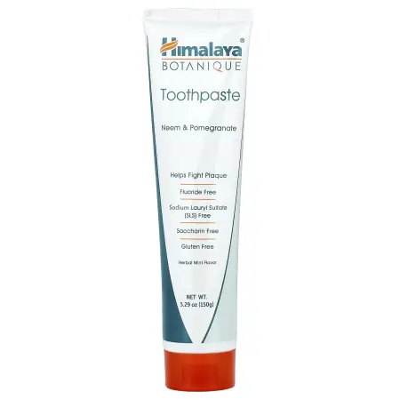 Himalaya, Botanique, зубная паста, ним и гранат, травяная мята, 150 г (5,29 унции)