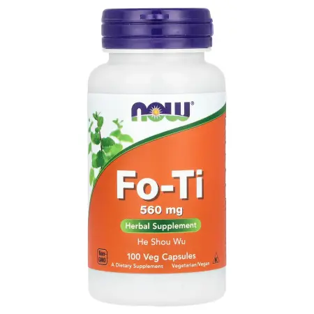 NOW Foods Fo-Ti He Shou Wu Горец многоцветковый 560 мг 100 капсул
