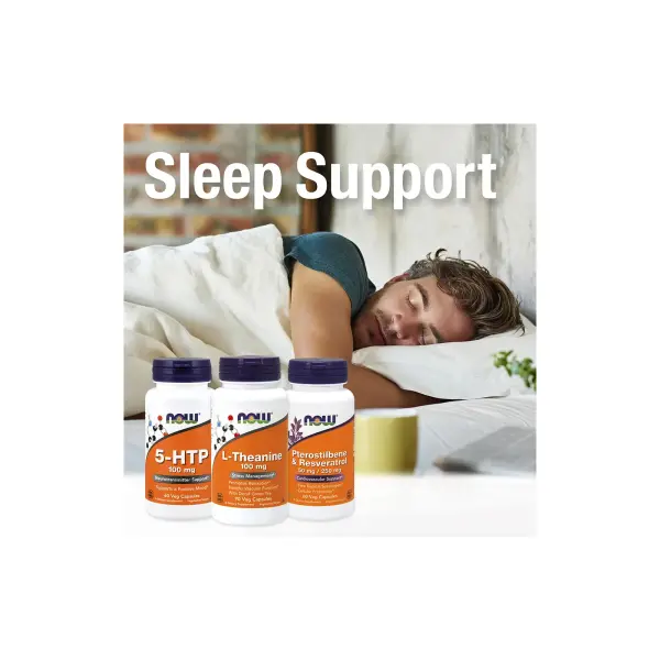 NOW Foods 5-гидрокситриптофан 5-HTP 100 мг 60 вегетарианских капсул