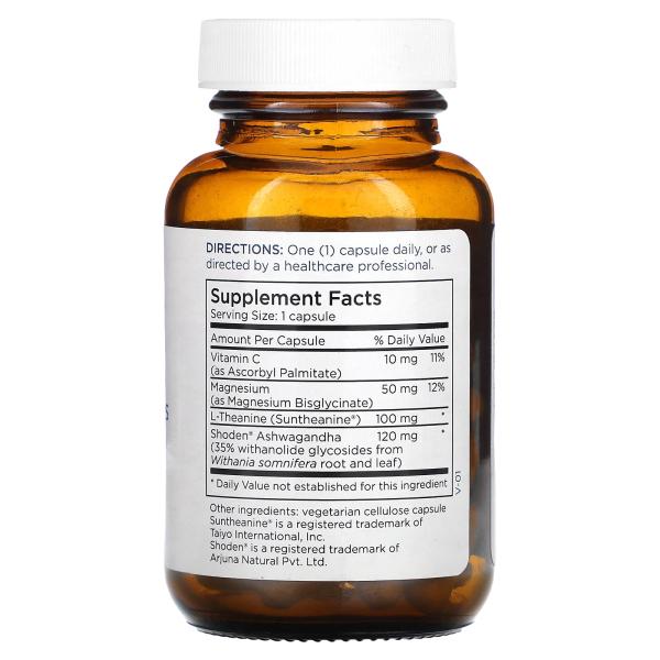 Metabolic Maintenance, Ashwagandha Plus, смесь L-теанина и магния, 60 капсул