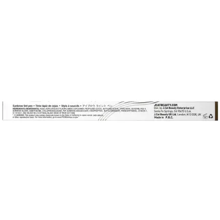 J.Cat Beauty, Ручка для контурирования бровей с 4 кончиками, коричневая, 1,5 г (0,05 унции)