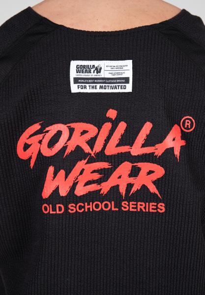 Gorilla Wear  Augustine Old School Workout Top Black/Red