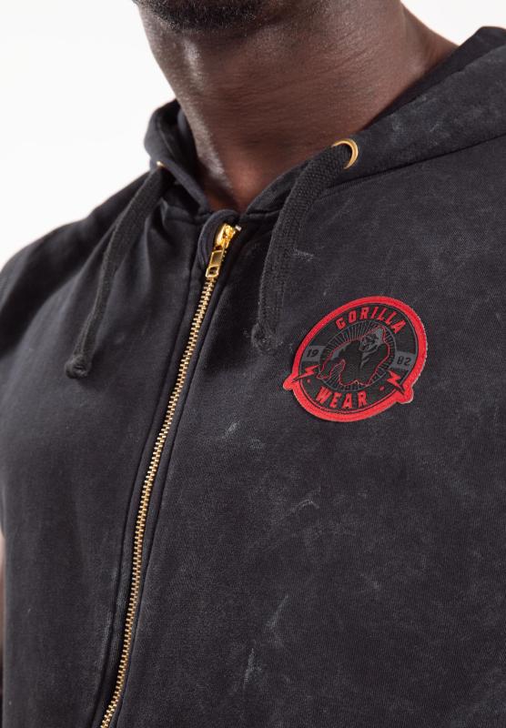 Gorilla Wear Безрукавка Silverdale Sleeveless Hoodie Black