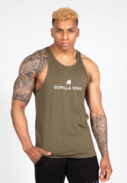 Gorilla Wear  Carter Stretch Tank Top Army Green