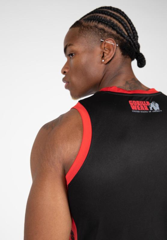 Gorilla Wear Майка Hornell Tank Top Black/Red