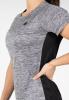 Gorilla Wear Женская футболка Monetta Performance T-Shirt Gray Melange/Black