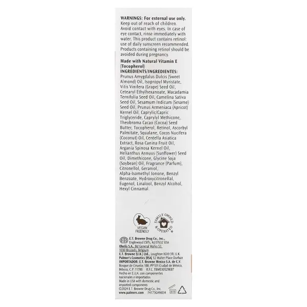 Palmer's, Cocoa Butter Formula® с витамином E, лечебное масло для кожи лица, натуральный шиповник, 3