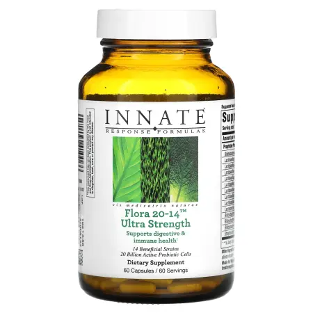 Innate Response Formulas, Flora 20-14, повышенной силы действия, 60 капсул