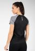 Gorilla Wear Женская футболка Monetta Performance T-Shirt Gray Melange/Black