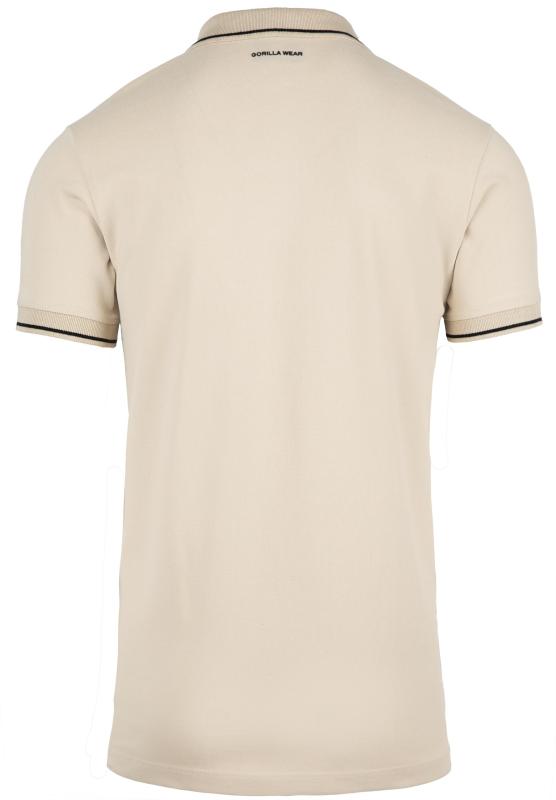 Gorilla Wear Футболка Delano Polo Beige/Black 