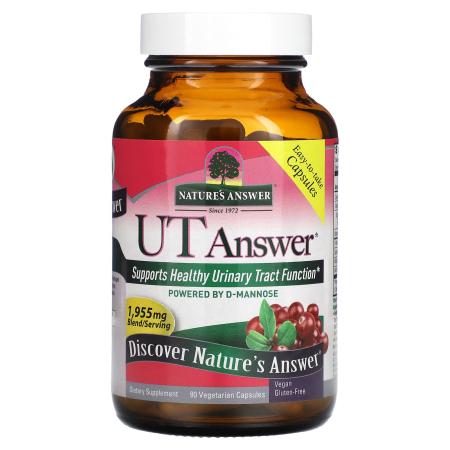 Nature's Answer, UT Answer, 1955 мг, 90 вегетарианских капсул (651,66 мг в 1 капсуле) – оригинальная продукция AthleticFuel