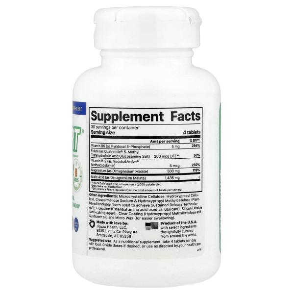 Jigsaw Health, MagSRT®, 120 таблеток – оригинальная продукция AthleticFuel