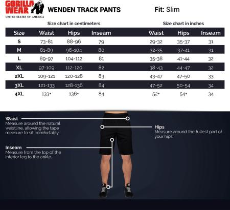 Gorilla Wear Штаны Wenden Track Pants Black/Gold