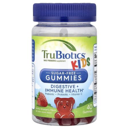 TruBiotics, для детей, жевательные таблетки для поддержки пищеварения и иммунитета, без сахара, вкус – оригинальная продукция AthleticFuel