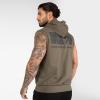Gorilla Wear Безрукавка Springfield Sleeveless Zipped Hoodie Army Green