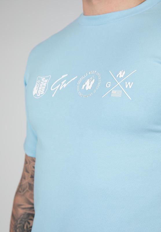 Gorilla Wear Футболка Swanton T-Shirt Blue