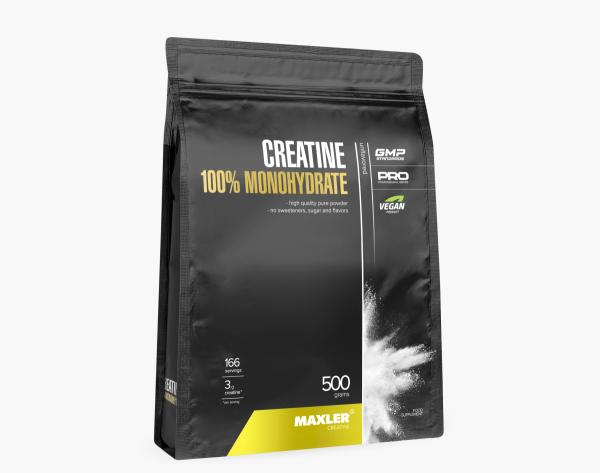Maxler 100% Creatine Monohydrate 500 g bag