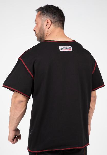Gorilla Wear  Wallace Workout Top - Black/Red