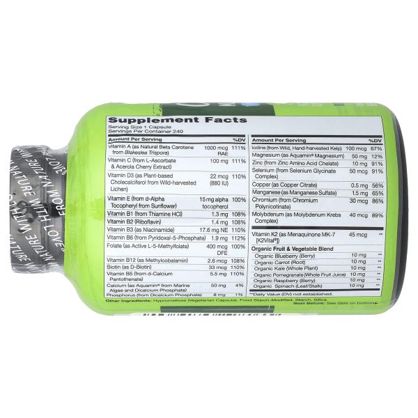 NATURELO, Мультивитамины для мужчин One Daily, 240 вегетарианских капсул