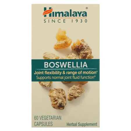 Himalaya, Boswellia, 60 вегетарианских капсул (125 мг на капсулу)