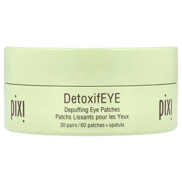 Pixi Beauty, Skintreats, DetoxifEye, патчи для глаз против отечности, 30 пар + лопатка