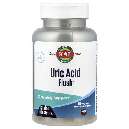 KAL, Uric Acid Flush™, 60 растительных капсул