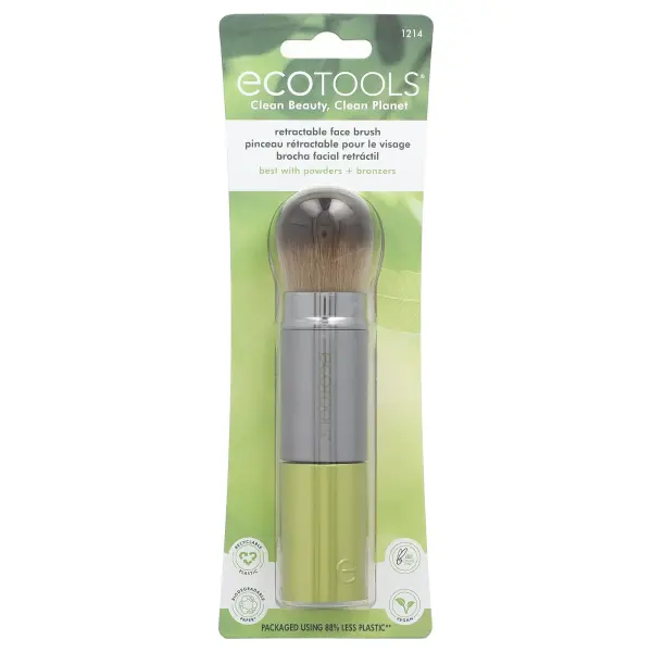 EcoTools, складывающаяся кисть для лица, 1 шт.