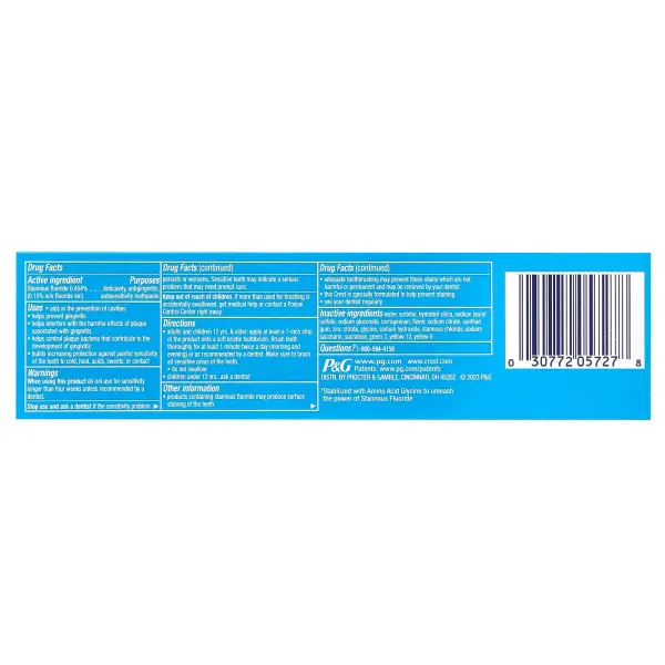 Crest, Pro Health, зубная паста с фторидом, с видимой поверхностью, 121 г (4,3 унции)