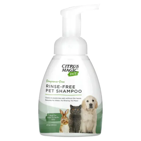 Citrus Magic, Pet, шампунь для домашних животных, без ополаскивания, без отдушек, 236 мл (8 жидк. ун