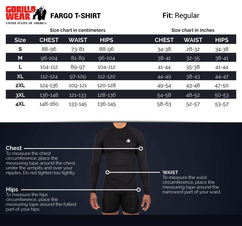 Gorilla Wear Футболка Fargo T-Shirt Black