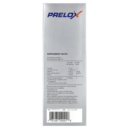 Purity Products, Prelox, 60 таблеток