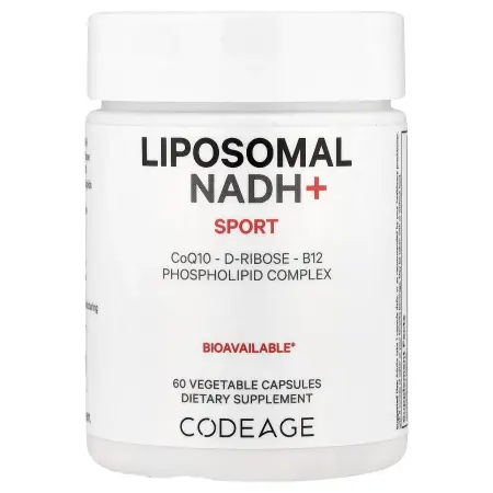 Codeage, Liposomal NADH +, центурион, 60 капсул – оригинальная продукция AthleticFuel