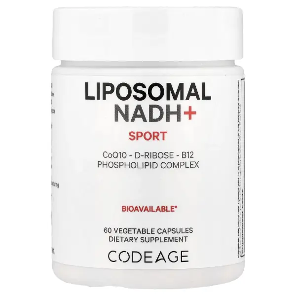 Codeage, Liposomal NADH +, центурион, 60 капсул – оригинальная продукция AthleticFuel