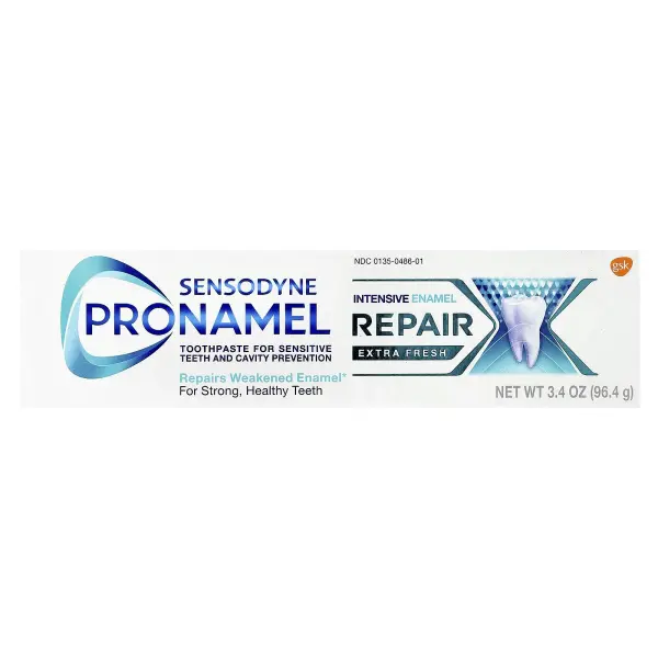Sensodyne, ProNamel, зубная паста для интенсивного восстановления эмали, экстрасвежесть, 96,4 г (3,4